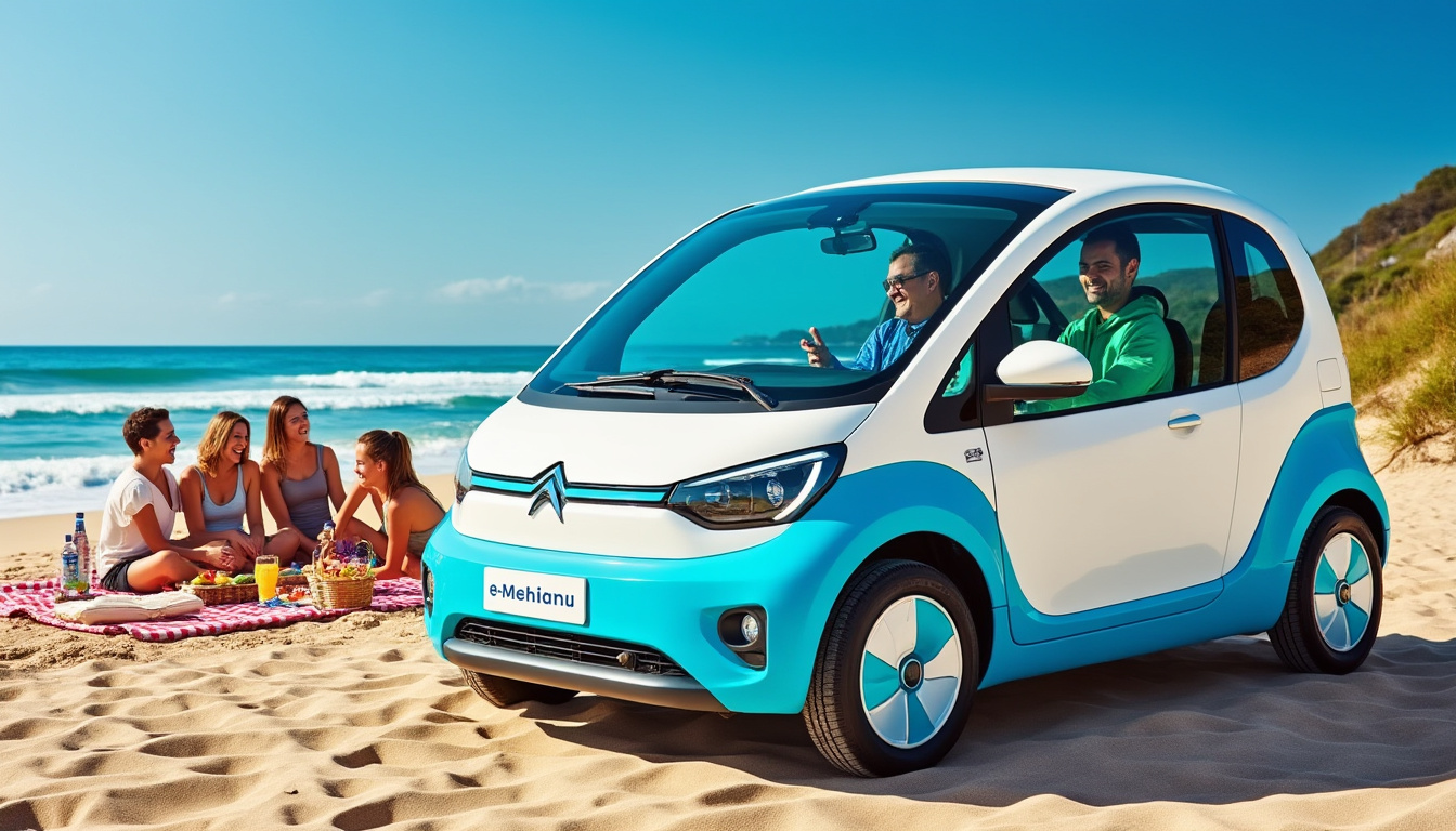 découvrez la citroën e-méhari électrique 2025 : une voiture au look rétro iconique, revisitée pour séduire tous les regards et offrant un plaisir de conduite 100% électrique.