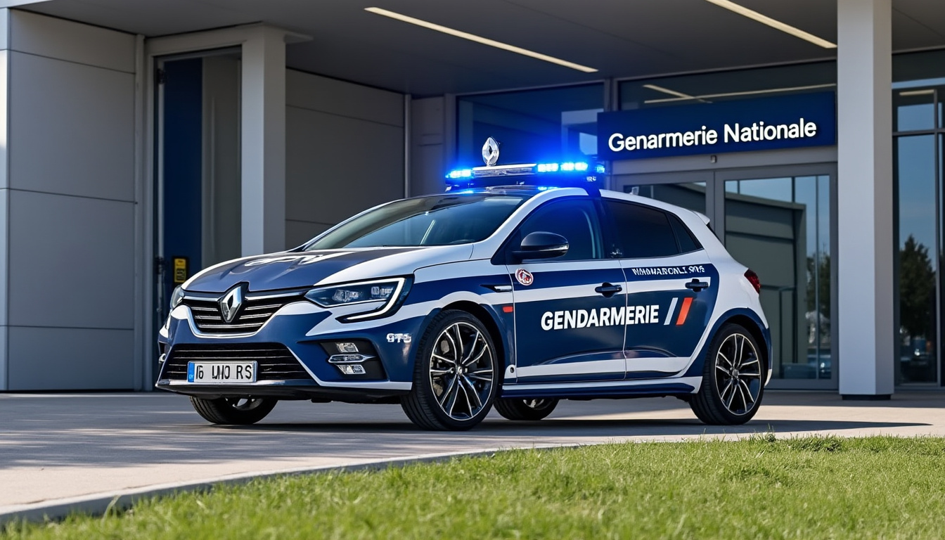 plongez dans l’univers de la renault megane 3 rs bleue utilisée par la gendarmerie : une voiture alliant performances sportives, design emblématique et équipements fonctionnels pour les interventions sur route.