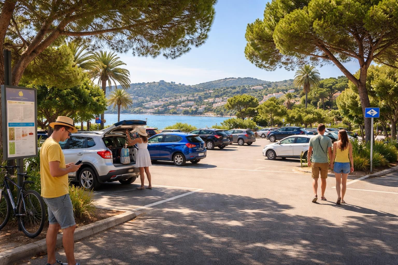 10 astuces pour profiter d&rsquo;un parking gratuit à Bandol cet été