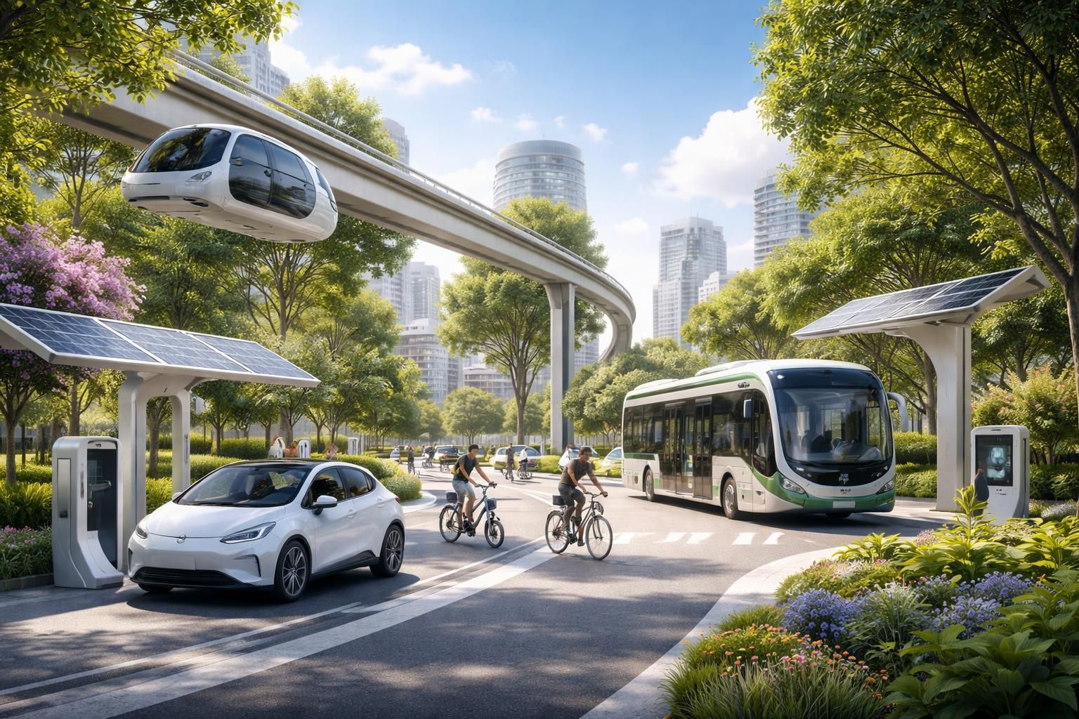 explorez les moyens de locomotion écologiques et innovants pour un futur durable et respectueux de l'environnement.