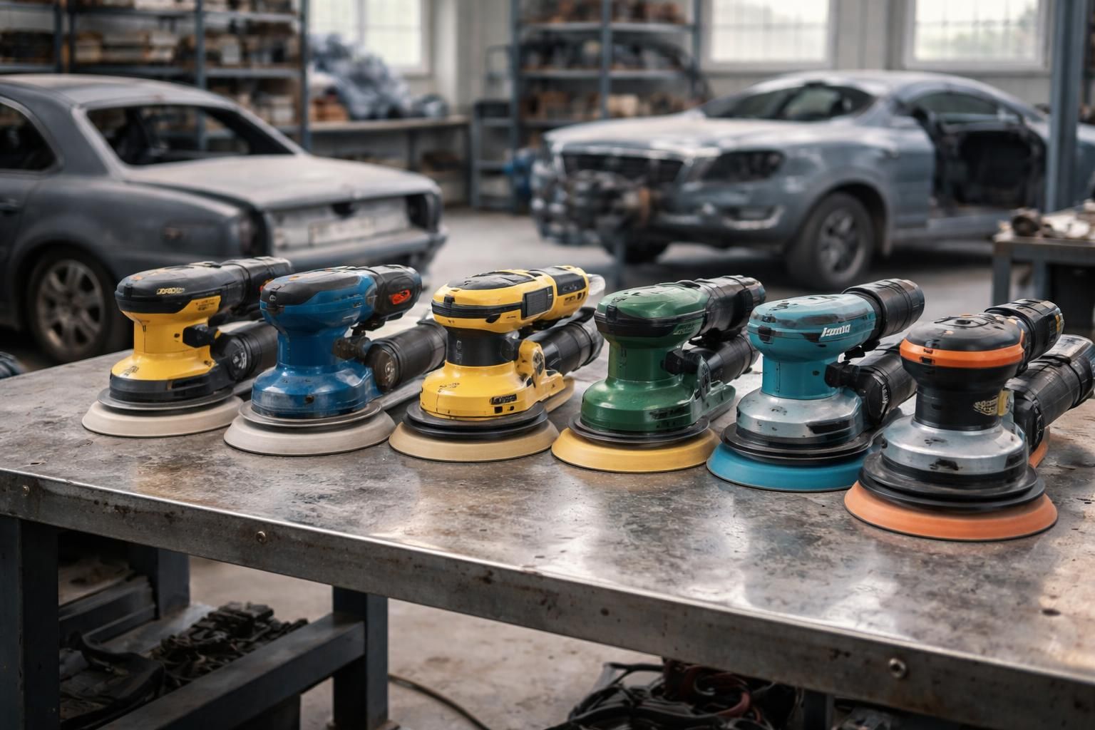 découvrez notre panorama complet des ponceuses excentriques pour carrosserie, pour choisir l'outil idéal adapté à vos besoins de réparation et de finition automobile.