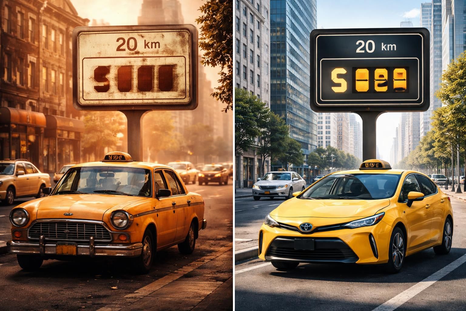 découvrez les changements récents dans l'évolution du prix d'un trajet en taxi de 20 km et ce que cela signifie pour votre budget.