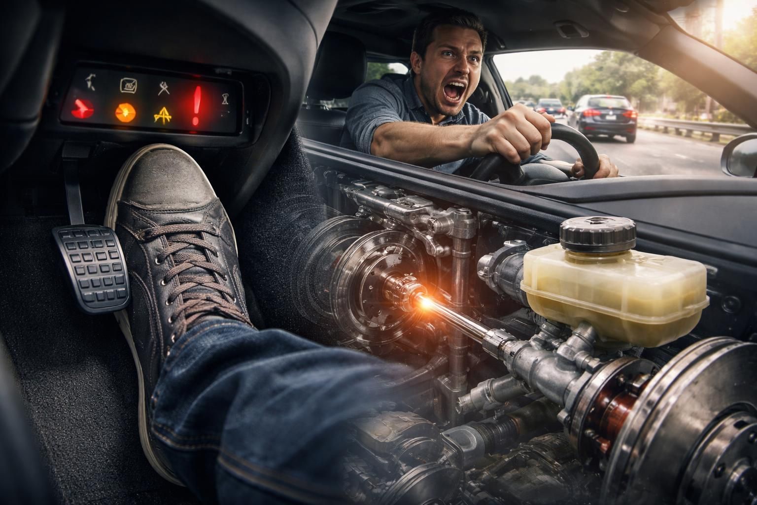 découvrez pourquoi une pédale de frein dure peut entraîner un accident, les causes possibles et les solutions pour assurer votre sécurité au volant.